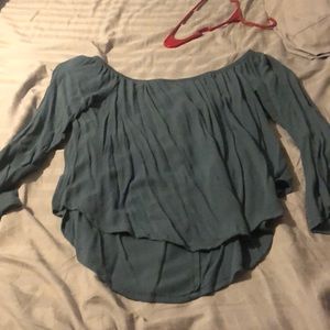 Off Shoulder Peasant Shirt